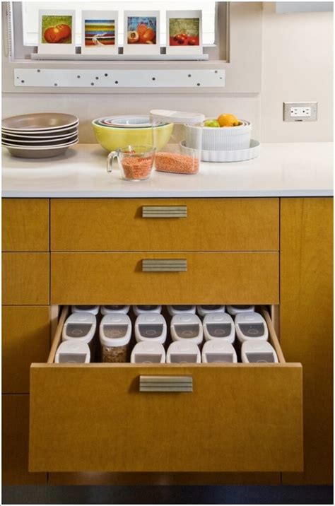 You'll have your pantry, cabinets, countertops, and more decluttered in no time! 15 Practical Food Storage Ideas for Your Kitchen