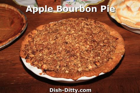 Apple Bourbon Pie Recipe Dish Ditty Recipes