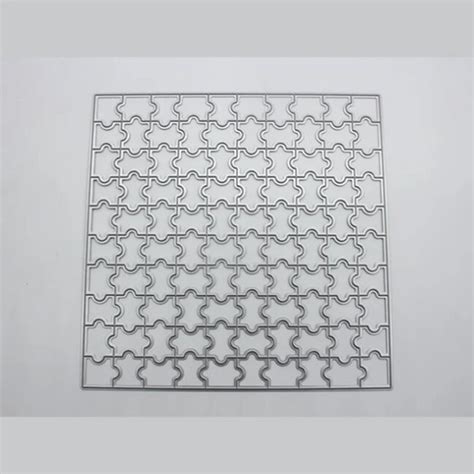 Yinise 434 Square Puzzle Metal Cutting Dies For Scrapbooking Stencils