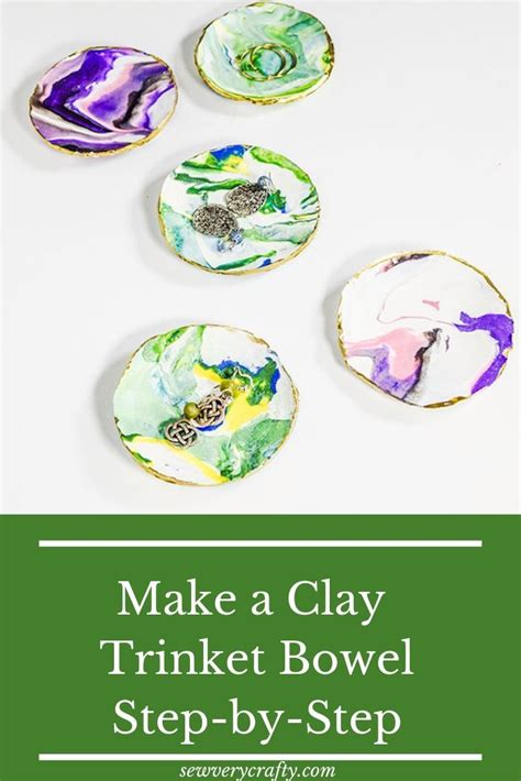 Make Polymer Clay Trinket Bowels Diy Sewing Projects
