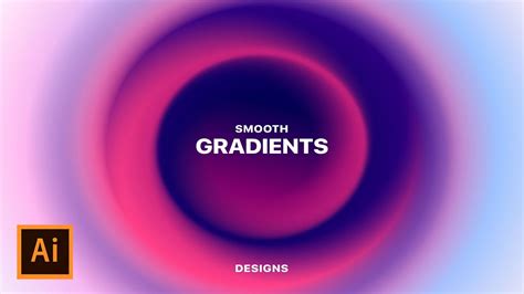 Create Gradient Background Design In Adobe Illustrator Graphic Design