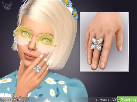 Скачать Кольцо Victoria от Feyona к Sims 4 You Sims