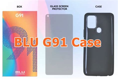 Top Blu G91 Case Cover Screen Guard Earphones