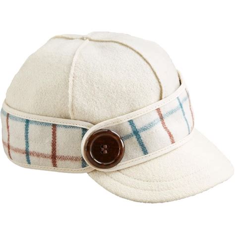 Warm And Woolly Stormy Kromer Button Cap Has A Pull Down