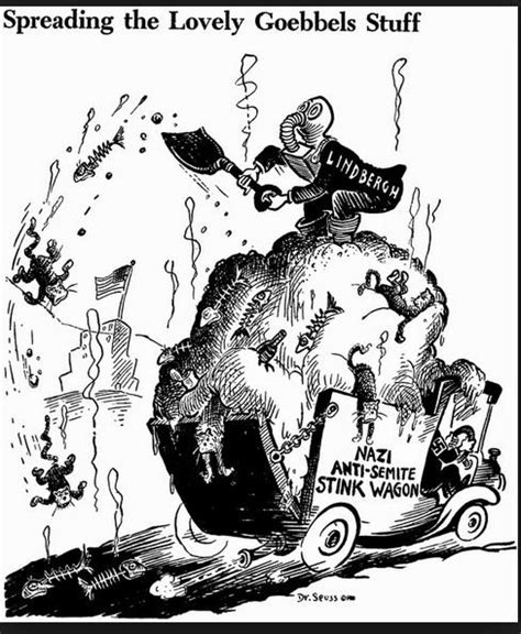 Lindbergh Nazis Cartoon2