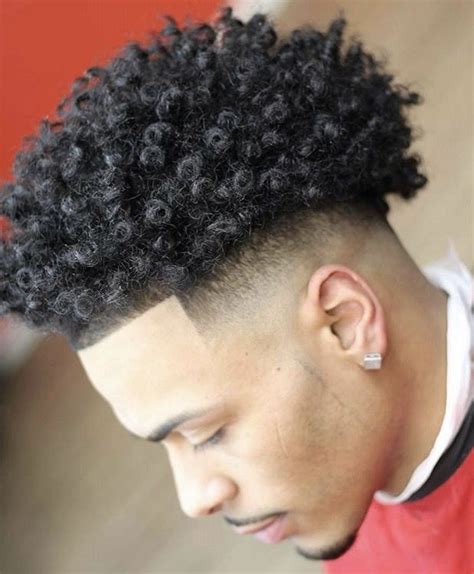 Curly Hairstyles For Short Hair Black Men