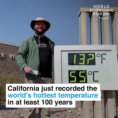 California Just Recorded The Worlds Hottest Temperature In At Least