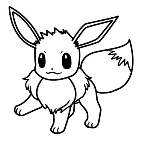 Pokemon Coloring Page Eevee Coloring Pics Coloring Home Eevee