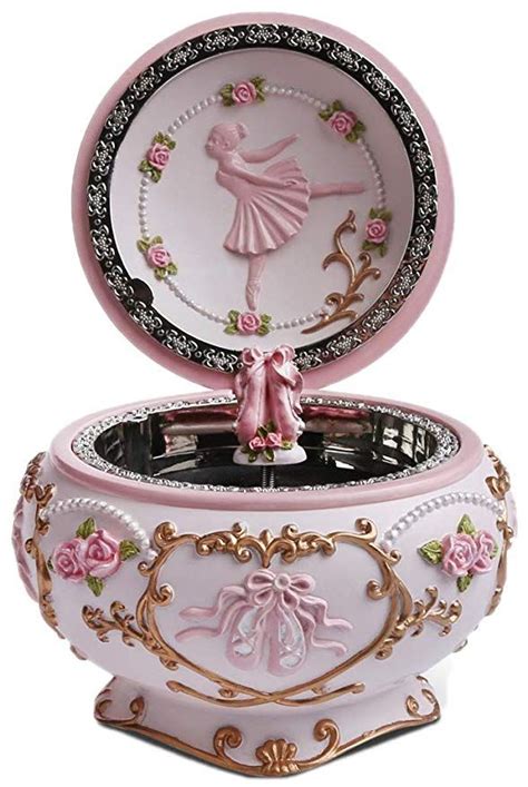 J Jhouselifestyle Anastasia Music Box Ballet Shoes Rotating As The