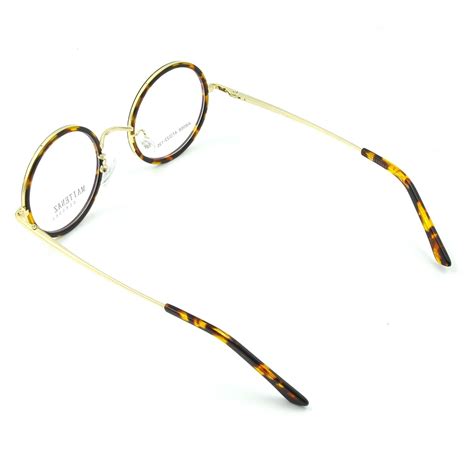 John Lennon Vintage Round Eyeglasses Frame Metal Spring Hinge Rx