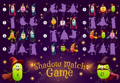 Shadow Match Game Template Download On Pngtree