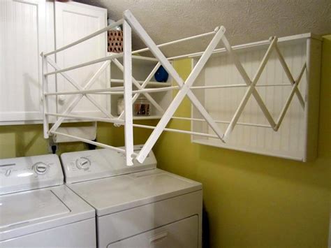 19 Laundry Room Clothes Hanger Racks Design Ideas