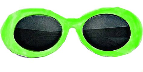 Transparent Clout Goggles Png Green Clout Glasses Png Original Size