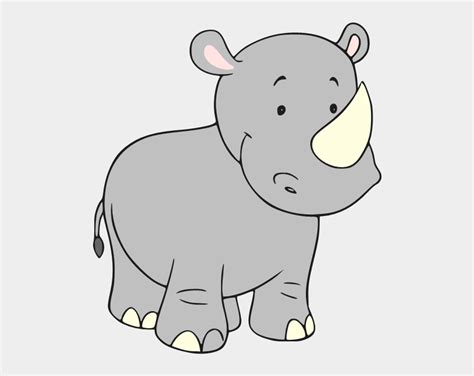 35 Ideas For Cute Rhino Cartoon Drawing Creative Things Thursday