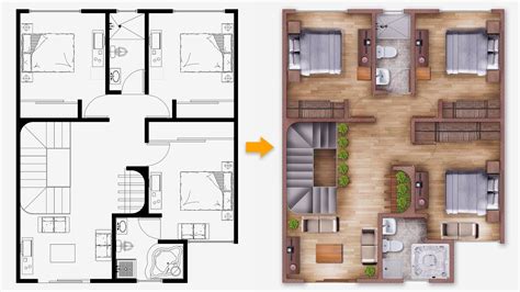 We did not find results for: PART 02 Easy Plan Render | Single house plan render in ...