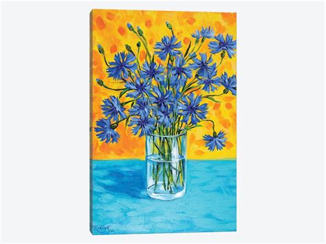 cornflowers canvas art print by irina redine icanvas