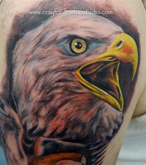 Awesome Eagle Tattoo Eagle Tattoo Bald Eagle Tattoos Eagle Tattoos
