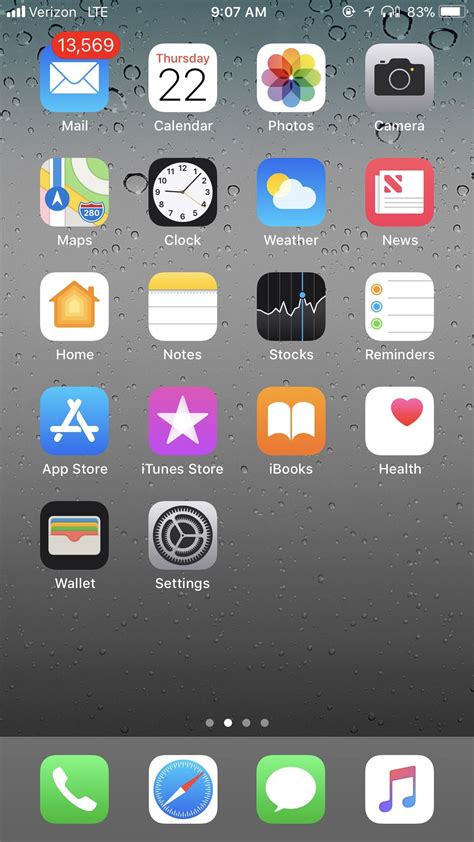 Iphone 11 Home Screen Screenshot 1242x2208 Wallpaper