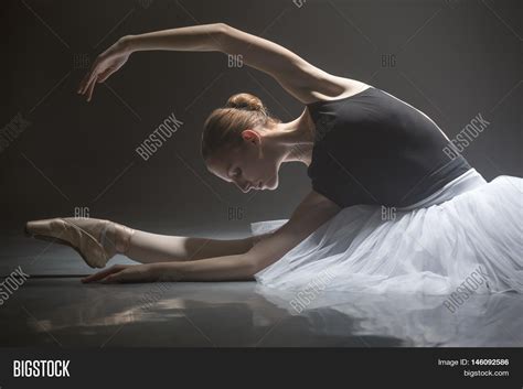 pretty ballerina white image and photo free trial bigstock