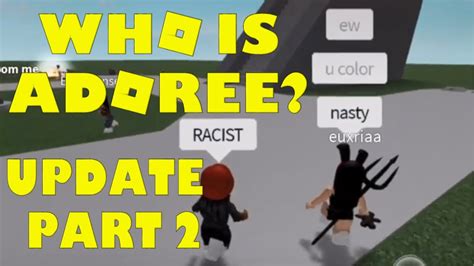 Update Adorrree Roblox Who Is Adoree Part 2 Weekly Robux Giveaways