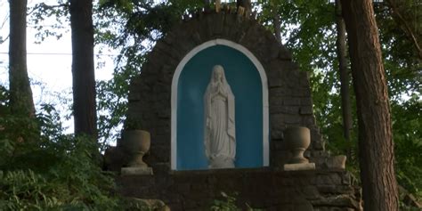 Outdoor Mass Held After Virgin Mary Statue Vandalized