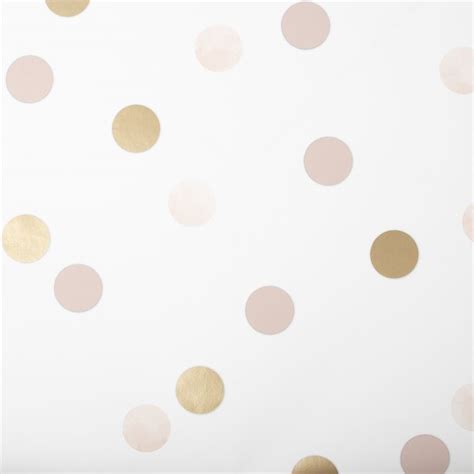 Superfresco Easy Dotty Polka Pink And Gold Wallpaper Pink And Gold