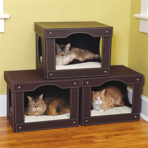 Cat Hut With Bed Enclosed Cat Huts Bargain Purchases Cat Bed