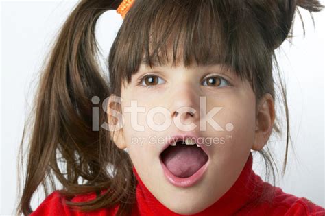Girl Making Faces Stock Photo Royalty Free Freeimages