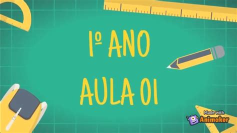 1º Ano Aula 01 Youtube