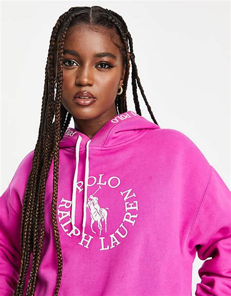 Polo Ralph Lauren X Asos Exclusive Collab Hoodie In Pink Asos