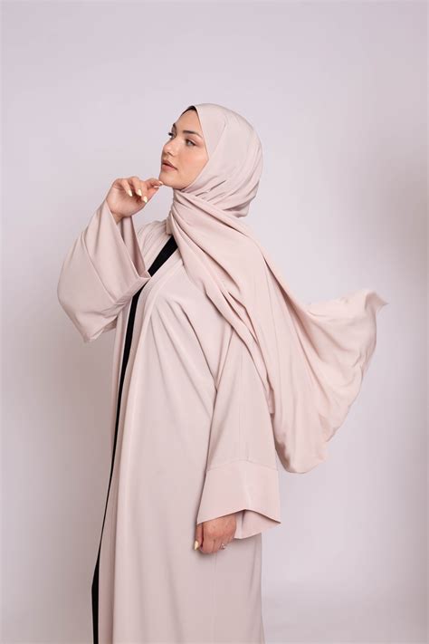 Hijab Long Opaque Nude