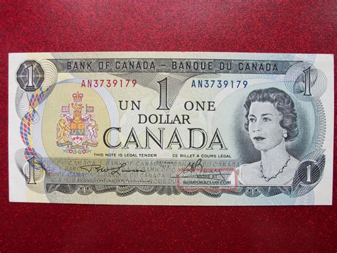 Canadian Two Dollar Bill Value 1986 Serial Number 1973 Uncirculated