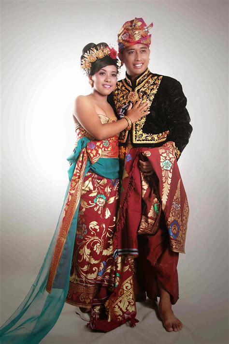 Pakaian Adat Bali Indonesian Textile Gambaran