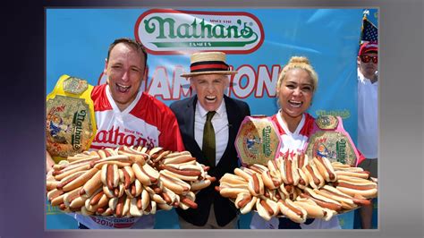 Nathans Hot Dog Eating Contest Youtube