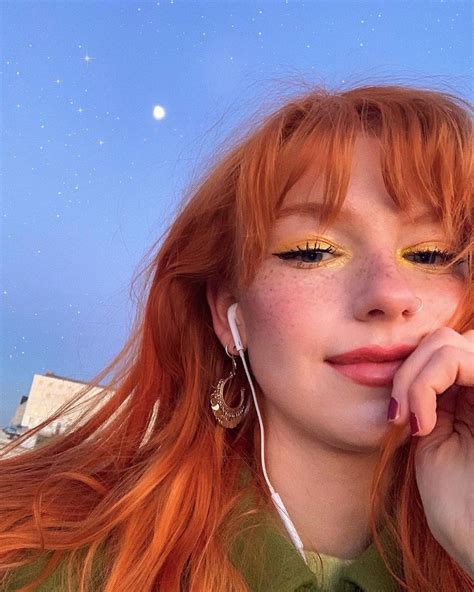 Mathilda ☼ On Instagram “la Lune🌛 Moi 👩🏻‍🦰” Ginger Hair Ginger Hair Color Aesthetic Hair