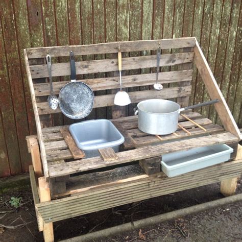 My Simple Pallet Mud Kitchen Encouraging Sensory Play In The Outdoors