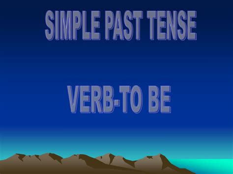 Ppt Simple Past Tense Powerpoint Presentation Free Download Id9563258