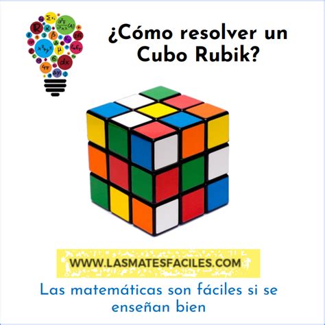 ¿cómo Resolver Un Cubo Rubik Mates Fáciles En 2020 Cubo Rubik