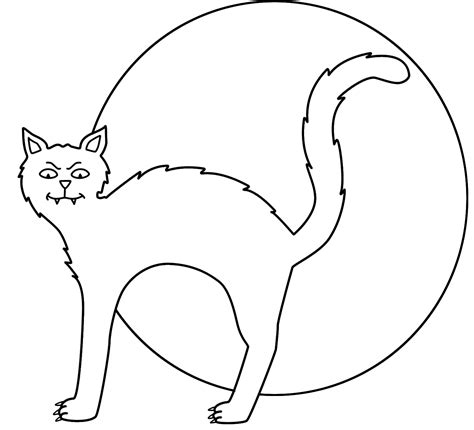 We have collected 33+ halloween cat coloring page images of various designs for you to color. Halloween Cat Coloring Pages - GetColoringPages.com
