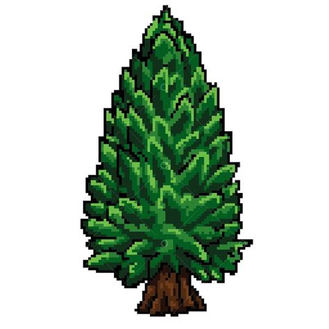 Free Pixel Art Tree Graphic Vector Stock By Pixlr