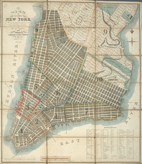 Plan Of The City Of New York The Greater Part From Actual Survey Made