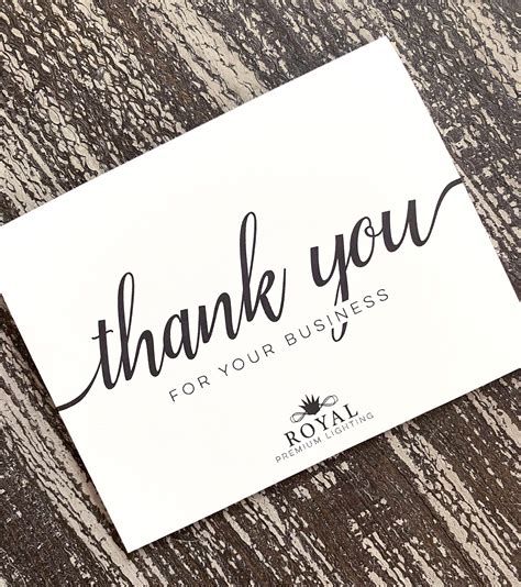 Professional Thank You Cards Business Thank You Cards Etsy
