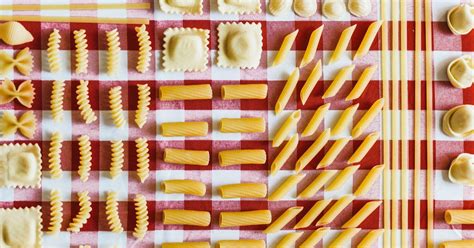 A Visual Guide To The 12 Most Popular Pasta Shapes And What To Make
