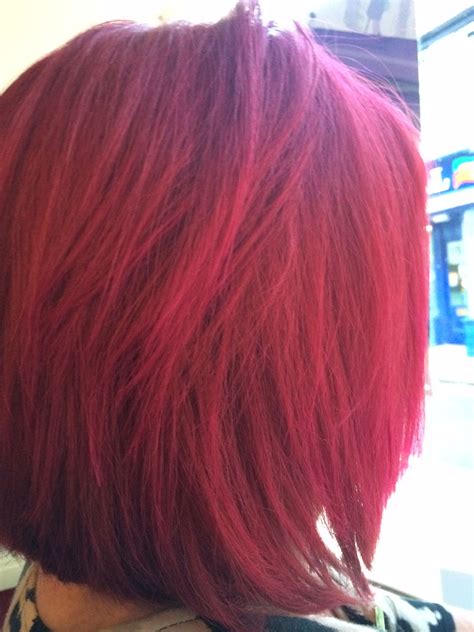 Our Goldwell Elumen Shade Pink Has Came Out Brilliantly On One Of Our