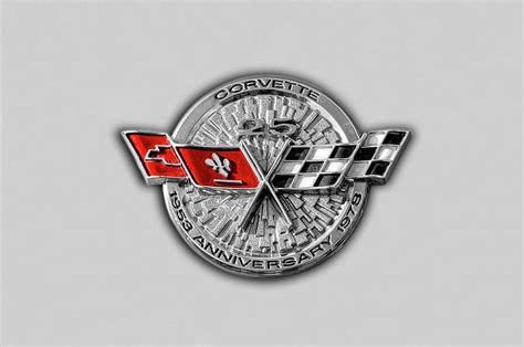 1978 C3 Chevrolet Corvette 25th Anniversary Emblem