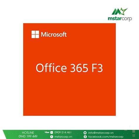 Microsoft Office 365 F3 Mstar Corp