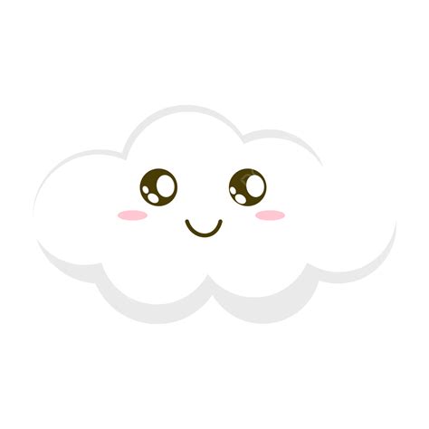Cartoon Cloud Cute Cloud Cartoon Cloud Cute PNG And Vector With Transparent Background For