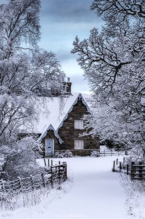 Beautiful Winter Scene In Kenmore Scotland Beautiful Winter Scenes