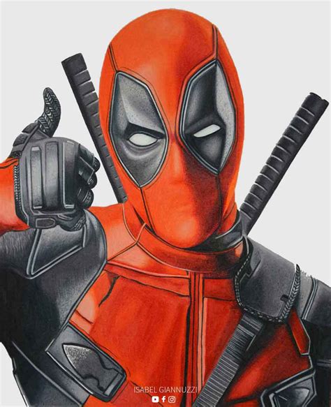 Maybe you would like to learn more about one of these? Drawing Deadpool | Marvel Drawings - Isabel Giannuzzi Art ...