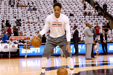 Demar Derozan Officially Re Signs With Toronto Waxes Poetic On Love
